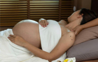 Massage de la femme enceinte